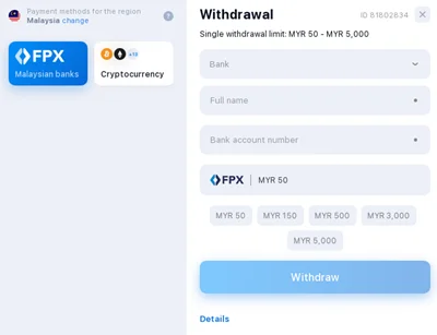 1win minimum withdrawal