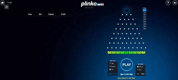 1win Plinko